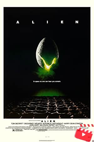 Popcorn reviews, Poster of   Alien